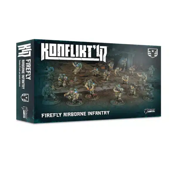 Konflikt '47 Firefly Airborne est l'une des sorties qui accompagne le nouveau starter du jeu de warlord games appelé konflikt 47