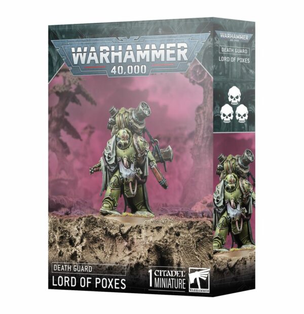 Death guard Seigneur des Veroles fait partie des nouveautés de GW qui accompagnent les adorateurs de Nurgle mené par Mortarion
