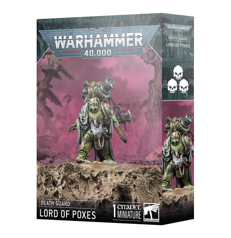 Death guard Seigneur des Veroles fait partie des nouveautés de GW qui accompagnent les adorateurs de Nurgle mené par Mortarion