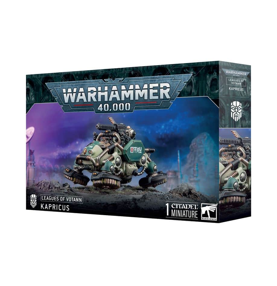 L’attente a été longue, mais vous pourrez bientôt vous lancer dans cette nouvelle faction de Warhammer 40,000 avec les Leagues of Votann: Kapricus