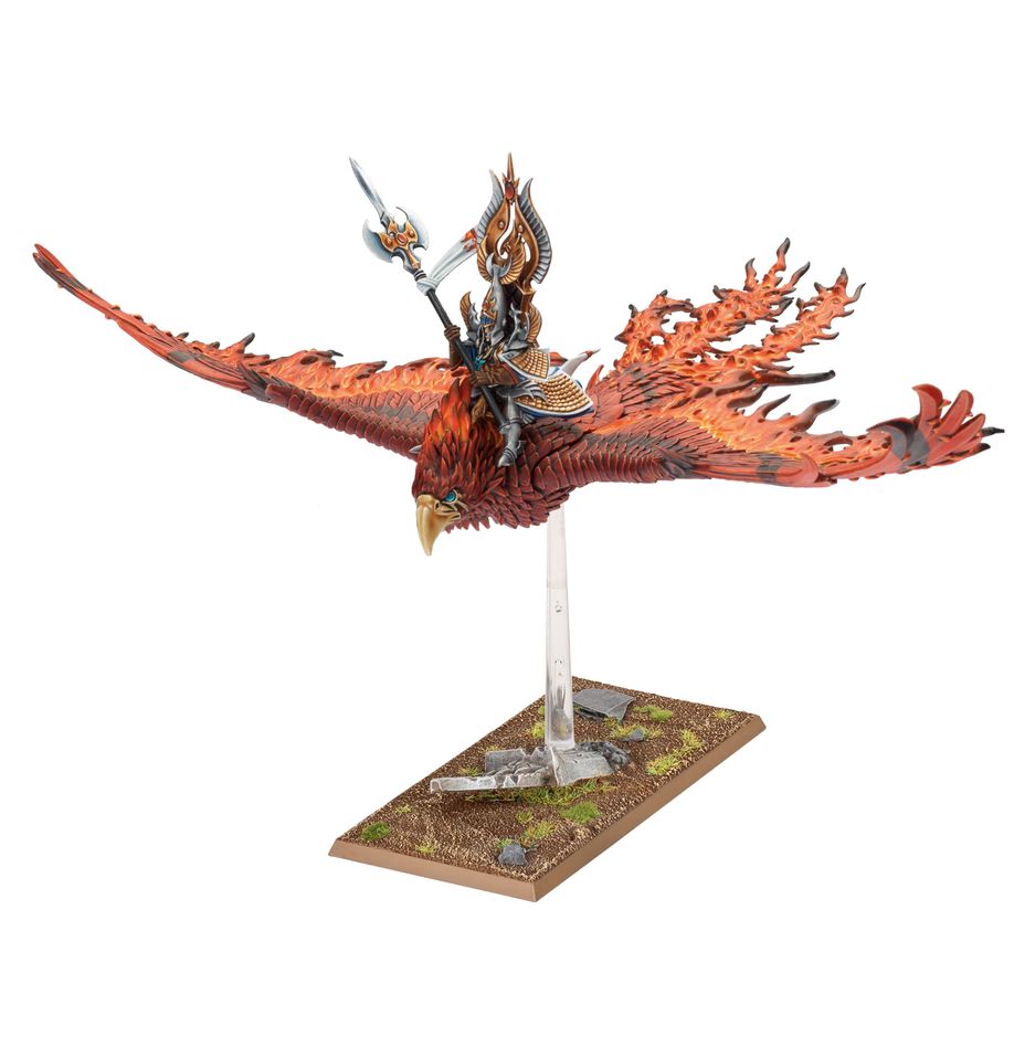 Découvrez les Old World High Elf Realms : Phénix, une superbe figurine emblématique des armées hauts elfes pour warhammer old world