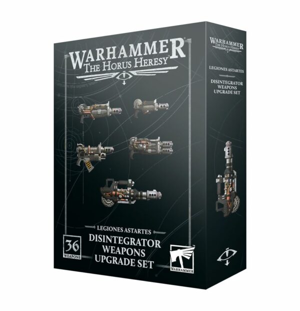 Découvrez le Set d'Amélioration d'Armes Désintégratrices une nouvelle boite pour completer vos armées d'horus heresy , le jeu aux milles trahisons