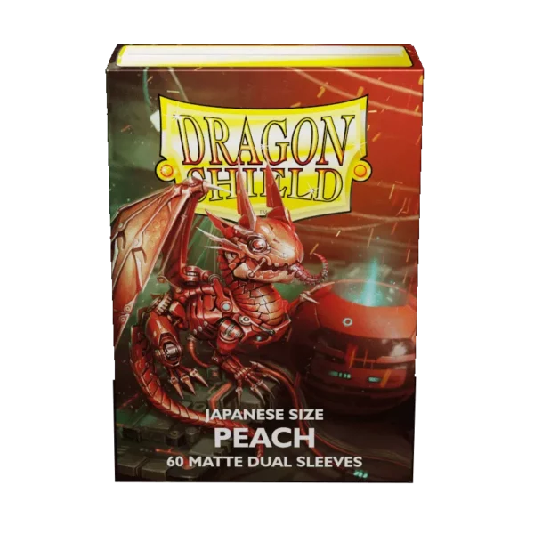 Découvrez les Dragon Shield Japenese Sleeves Matte Peach parfait pour protéger vos jeux ou cartes à collectionner vos cartes japanese