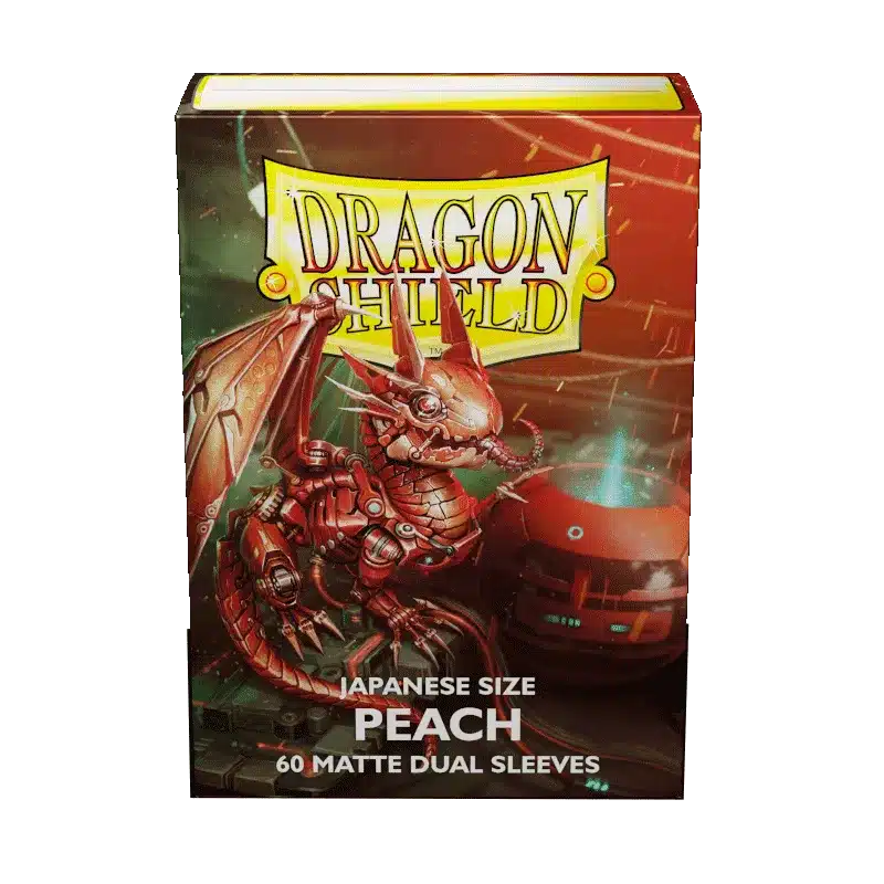 Découvrez les Dragon Shield Japenese Sleeves Matte Peach parfait pour protéger vos jeux ou cartes à collectionner vos cartes japanese