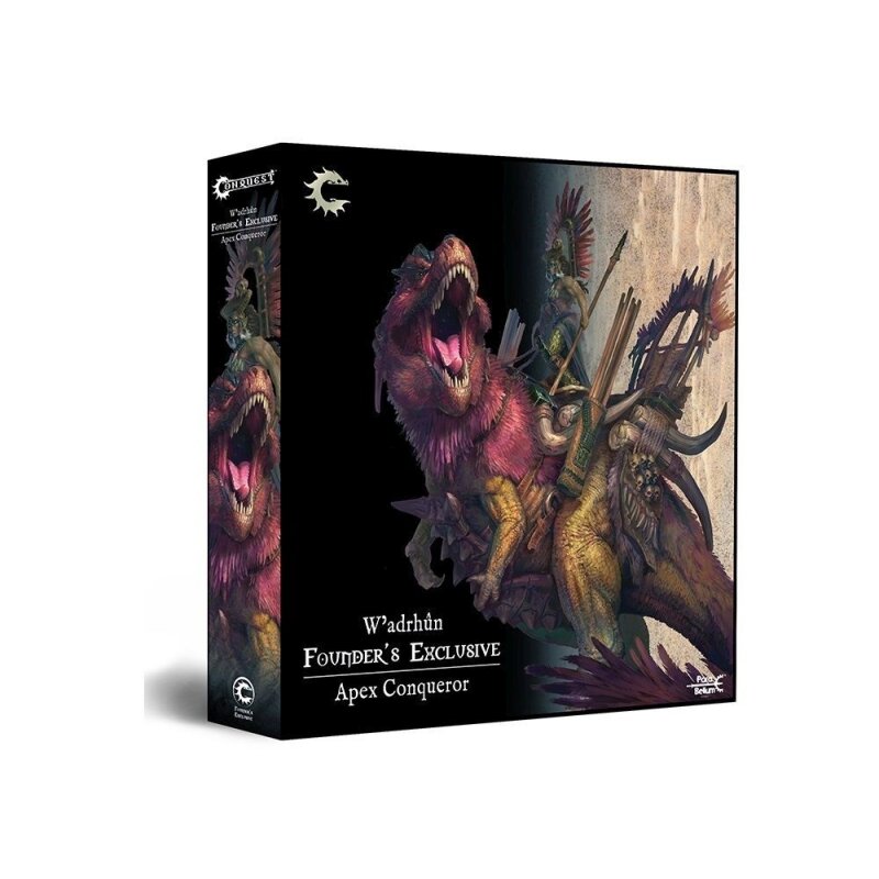 Wadrhun - Apex Counqueror est la nouvelle boite de Para-bellum des brutaux et monstrueux W'adrhun alliance des orks et des creatures prehistoriques