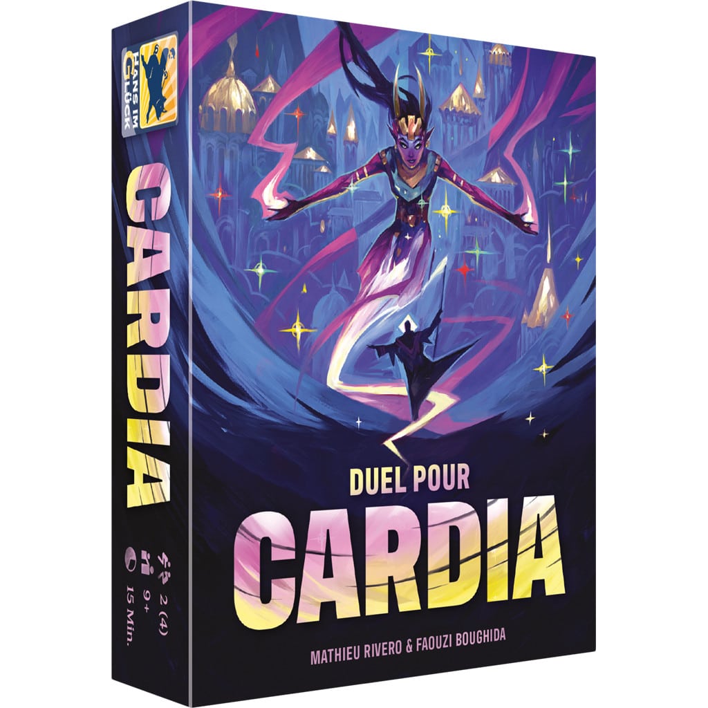 Duel pour Cardia est un jeu de cartes stratégique et rapide pour deux joueurs : choisissez judicieusement vos cartes pour vaincre votre adversaire.