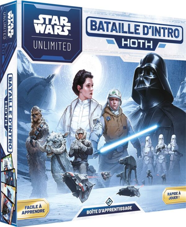 Bataille d'intro Hoth  est une boite de demarrage du formidable jeu de cartes Star Wars Unlimited , découvrez la Display Carbonite Legends of the Force