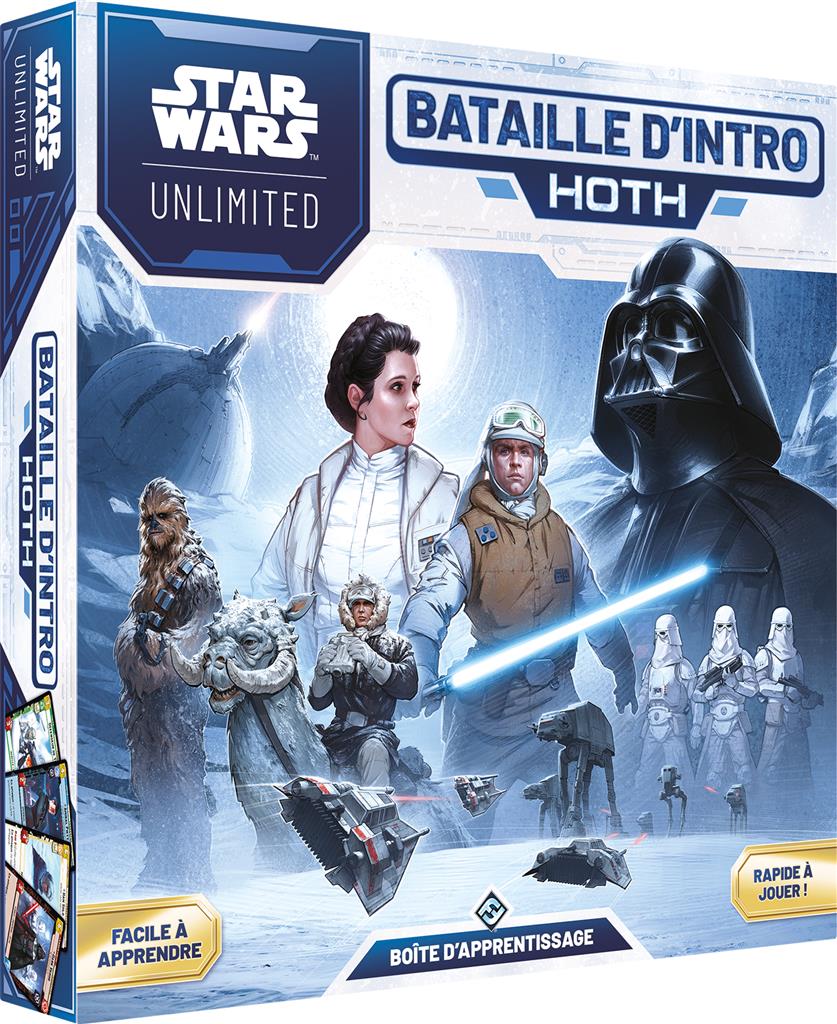 Bataille d'intro Hoth  est une boite de demarrage du formidable jeu de cartes Star Wars Unlimited , découvrez la Display Carbonite Legends of the Force