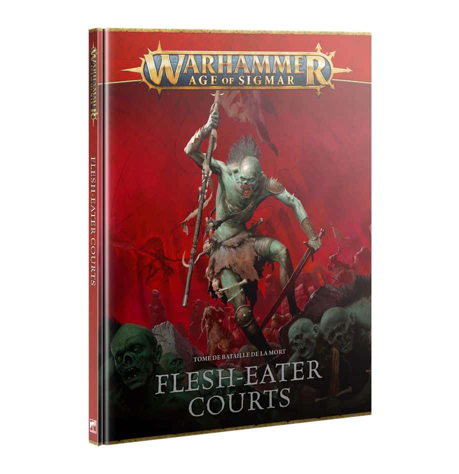 Battletome Flesh eaters est l'un des nouveautées pour les armées Flesh Eaters Courts pour le jeu de figurines Age of Sigmar de Games Workshop
