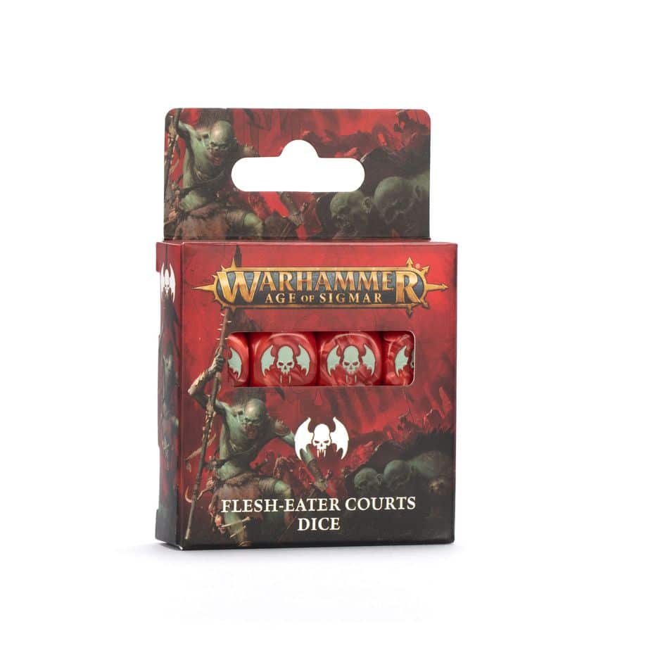 Flesh eaters Dices est l'un des nouveautées pour les armées Flesh Eaters Courts pour le jeu de figurines Age of Sigmar de Games Workshop