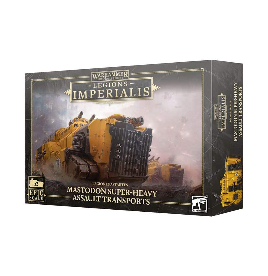 Legion Imperialis : Mastodon est la superbe nouveautée de Games Workshop pour le jeu Legion Imperialis, le jeu de bataille à grande echelle