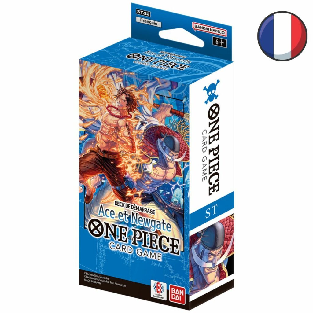 Découvrez le nouveau produit One Piece Starter deck ST22 Ace et Newgate un produit incontournable pour votre jeu de cartes favori