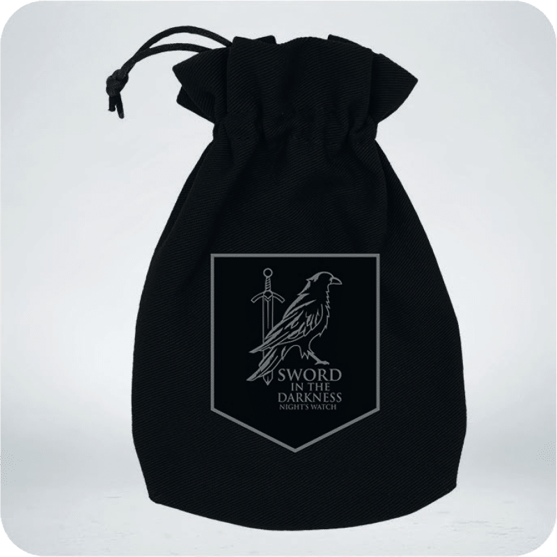 Sac a dés Games of Thrones fait partie de la gamme d'accessoires que nous avons trouvé pour agayer vos parties de jeu chez vous ou dans notre boutique