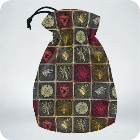 Sac a dés Games of Thrones fait partie de la gamme d'accessoires que nous avons trouvé pour agayer vos parties de jeu chez vous ou dans notre boutique