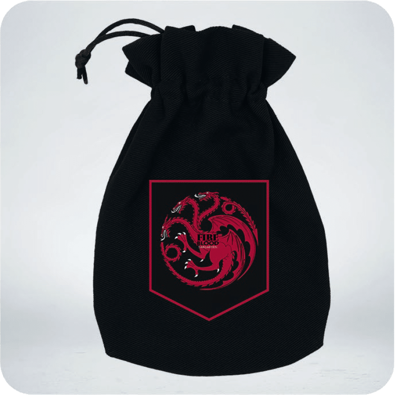Sac a dés Games of Thrones fait partie de la gamme d'accessoires que nous avons trouvé pour agayer vos parties de jeu chez vous ou dans notre boutique
