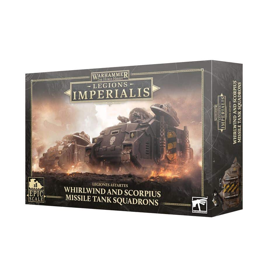 Legion Imperialis : Whirlwind/Scorpius est la superbe nouveautée de Games Workshop pour le jeu Legion Imperialis, le jeu de bataille à grande echelle