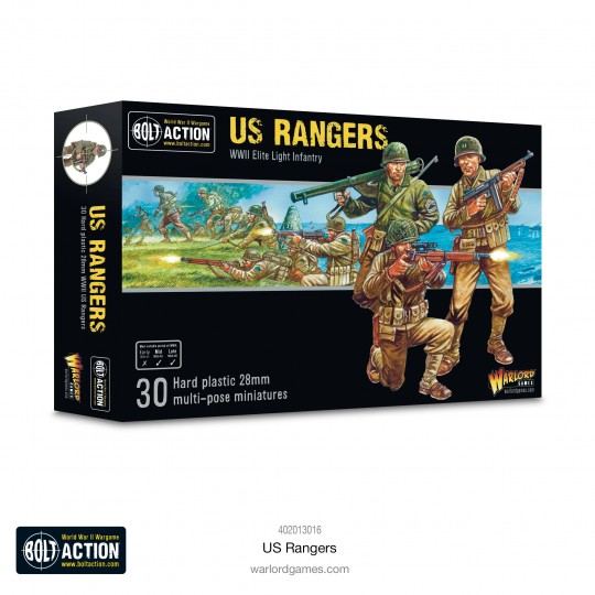 Bolt Action US Rangers 2024 teams fait partie des nouvelles sorties pour l'armée rouge dans le cadre de la 3 eme edition de bolt action