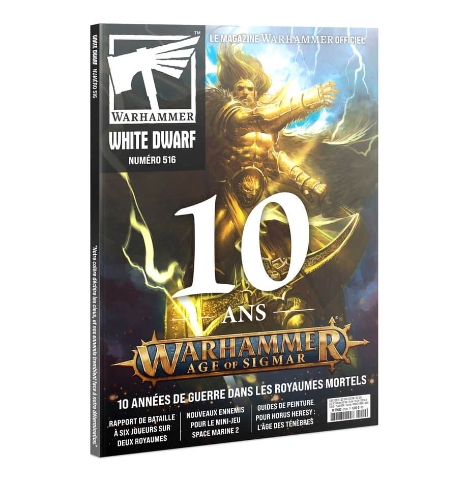 White Dwarf 516 est le magazine Warhammer premium de Games Workshop, débordant chaque mois de contenus extraordinaires pour pimentez vos parties.