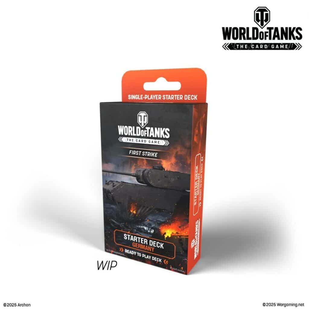 Découvrez World of Tanks The Card Game : Starter Deck German le superbe jeu issu du celebre jeu vidéo sur la 2eme guerre mondiale