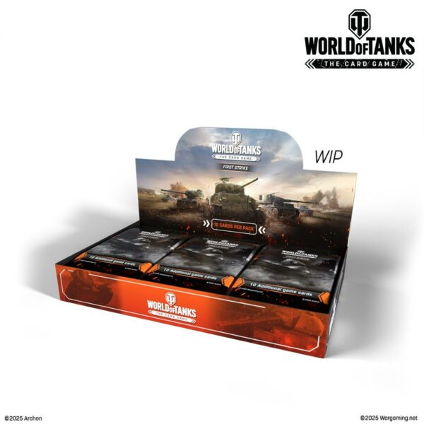 Découvrez World of Tanks The Card Game : Display la nouvelle extension du superbe jeu issu du celebre jeu vidéo sur la 2eme guerre mondiale