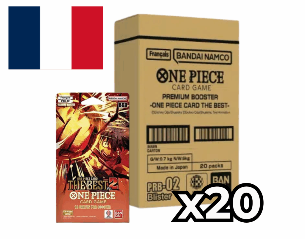 Découvrez le nouveau produit One Piece TCG PRB02 VF un produit incontournable pour votre jeu de cartes favori et en français