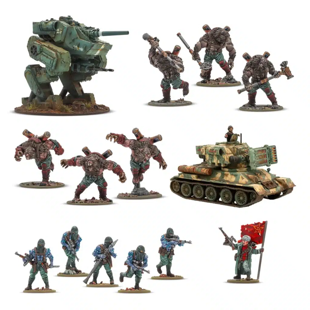 Konflikt '47 Soviet Bloc starter army est l'une des sorties qui accompagne le nouveau starter du jeu de warlord games appelé konflikt 47