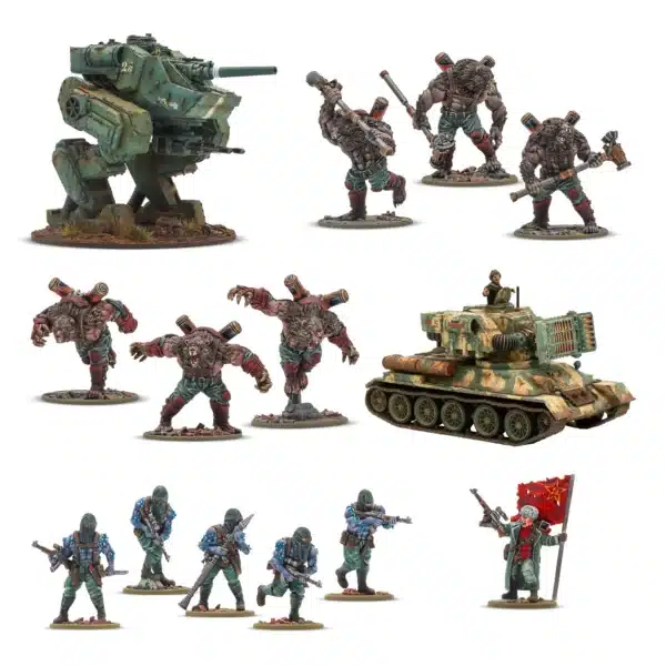 Konflikt '47 Soviet Bloc starter army est l'une des sorties qui accompagne le nouveau starter du jeu de warlord games appelé konflikt 47