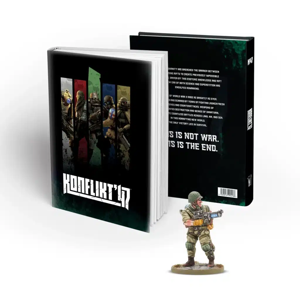 Konflikt '47 Rulebook est l'une des sorties qui accompagne le nouveau starter du jeu de warlord games appelé konflikt 47