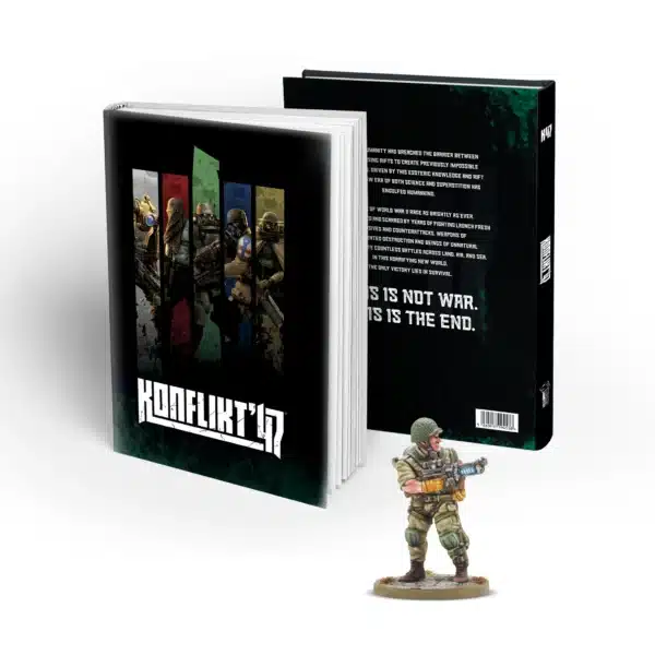 Konflikt '47 Rulebook est l'une des sorties qui accompagne le nouveau starter du jeu de warlord games appelé konflikt 47
