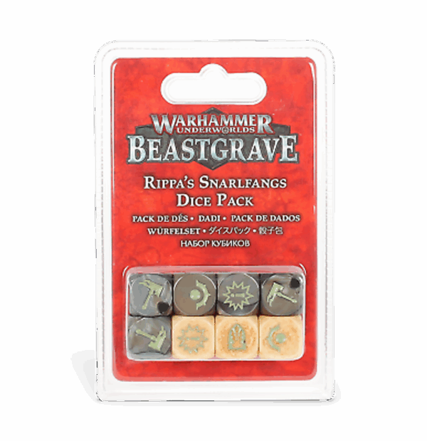 Warhammer Underworlds: Beastgrave –Rippas Snarlfangs Dice Pack
