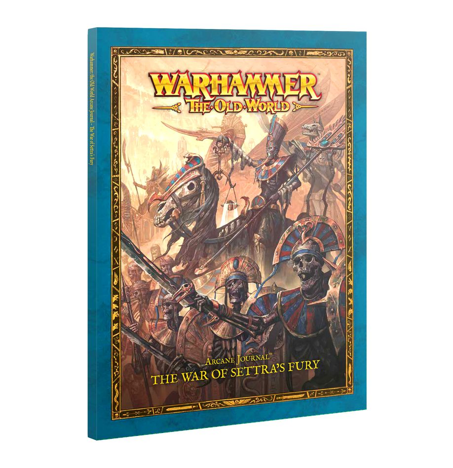 Settra l’Impérissable poursuit sa marche à travers les Principautés Frontalières dans un nouvel Arcane Journal de 48 page