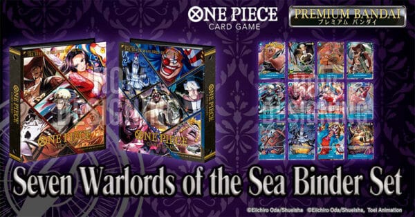 Découvrez le nouveau produit One Piece TCG : Seven Warlords of the Sea Binder un produit incontournable pour votre jeu de cartes favori