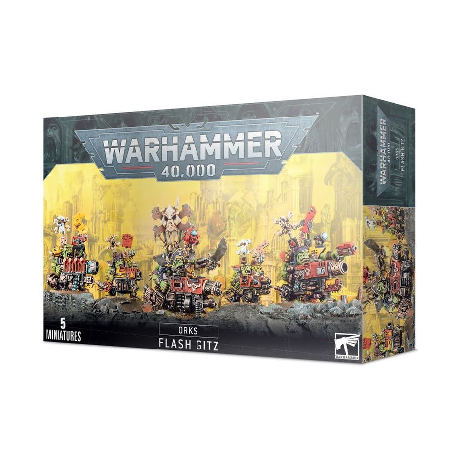 Découvrez les Ork Flash Gitz, une de frimeurs avec leurs gros flingues custom pour soutenir aux tirs votre Waaaagh Orks !!!!