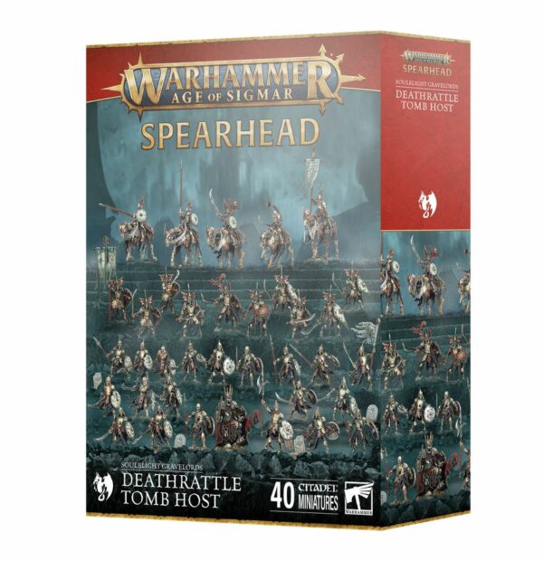 Découvrez la Spearhead: Deathrattle Tomb Host, un choix idéal pour tout joueur ou collectionneur des Soulblight Gravelord !!
