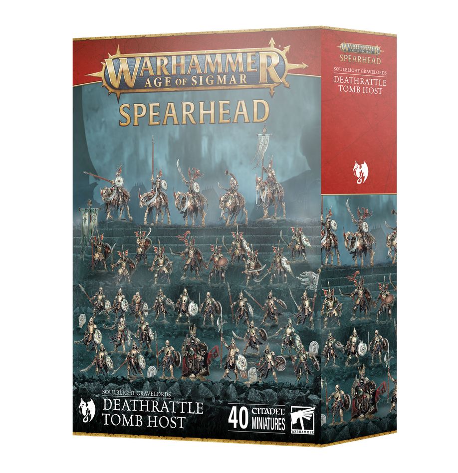 Découvrez la Spearhead: Deathrattle Tomb Host, un choix idéal pour tout joueur ou collectionneur des Soulblight Gravelord !!