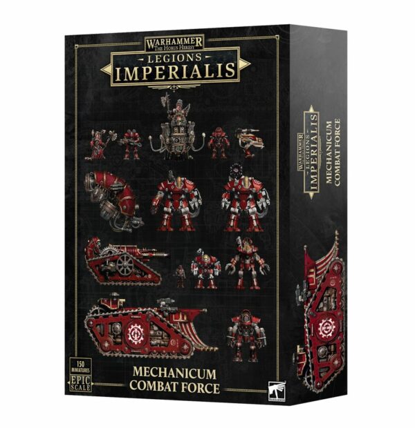 Legion Imperialis : Mechanicum Combat Force est la superbe boite parfait pour commencer ou compléter votre force du Mechanicum