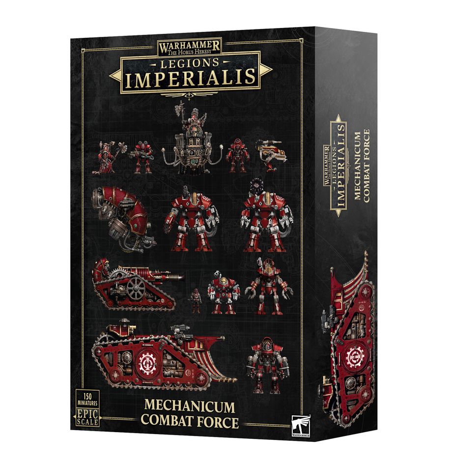 Legion Imperialis : Mechanicum Combat Force est la superbe boite parfait pour commencer ou compléter votre force du Mechanicum