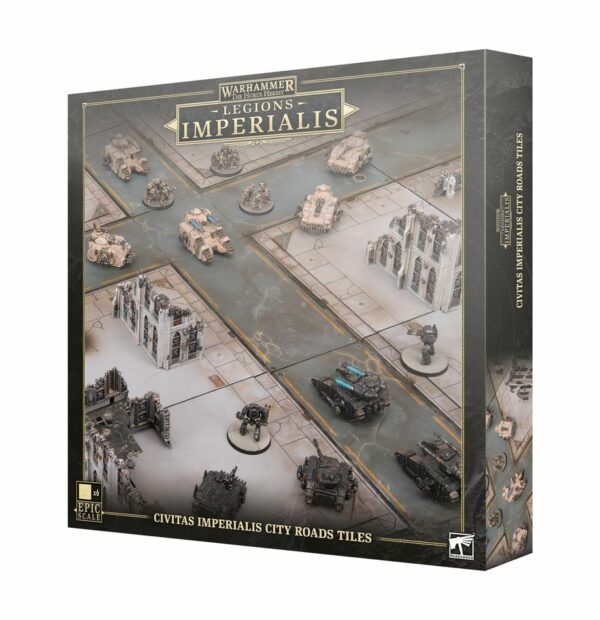 Civitas Imperialis City Road Tiles est le plateau parfait et sublime pour tout joueurs ou collectionneurs de Legion Imperialis