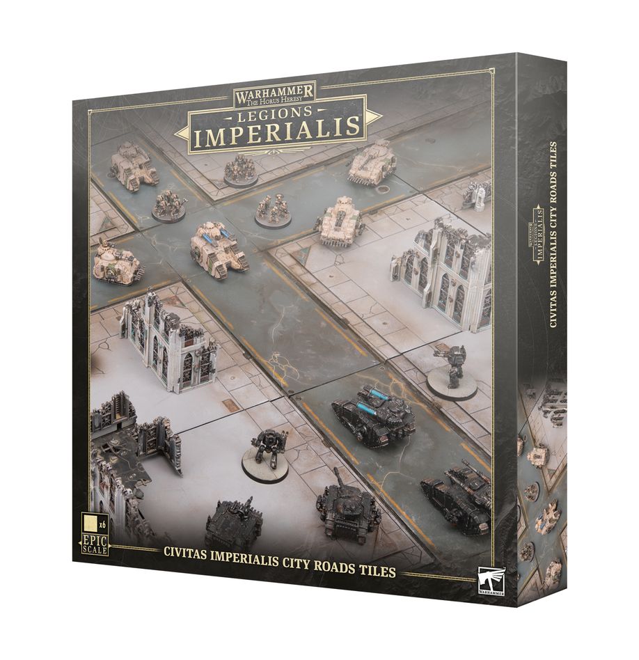 Civitas Imperialis City Road Tiles est le plateau parfait et sublime pour tout joueurs ou collectionneurs de Legion Imperialis