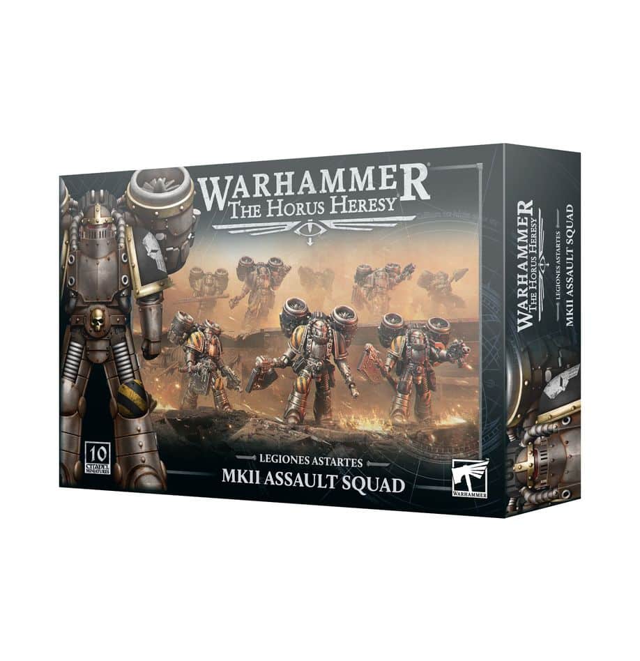 Les Legion Astartes MKII Assault Squad sont les unités d'assauts parfaites pour toutes les Legions Astartes Loyalistes ou Traitoris