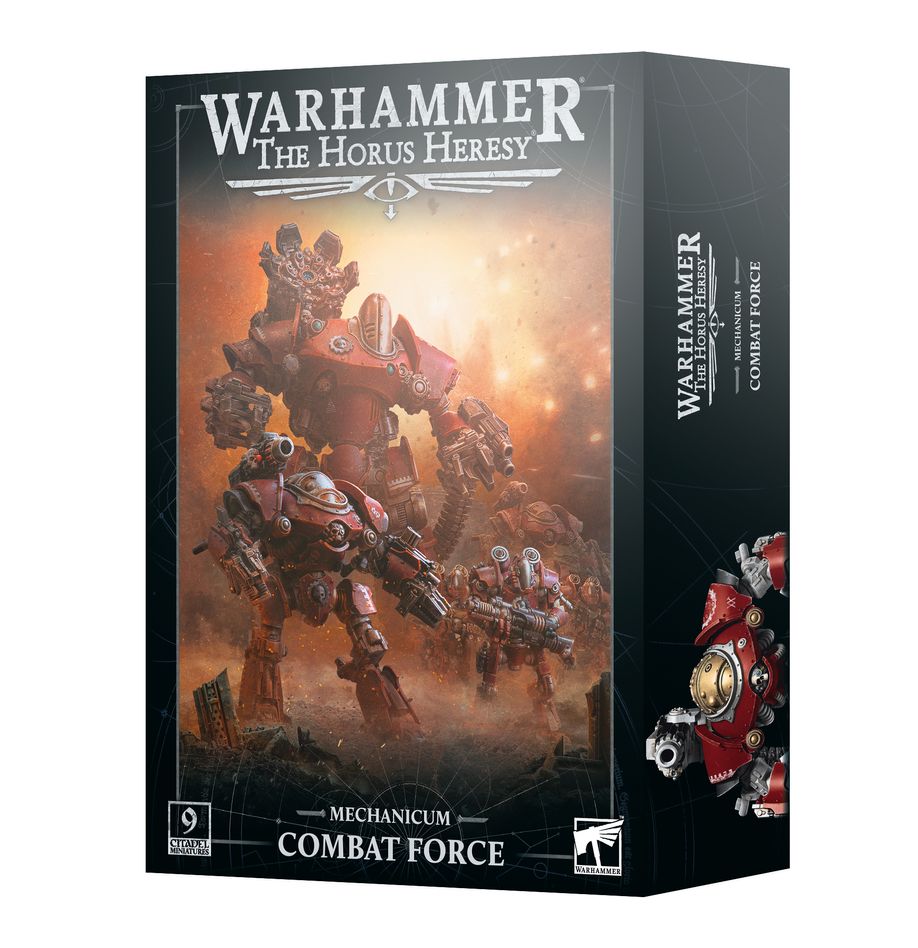La Mechanicum Combat Force est un ajout majeur pour débuter ou compléter avec le Mechanicum ou Dark Mechanicum pour le Dieu Machine !!