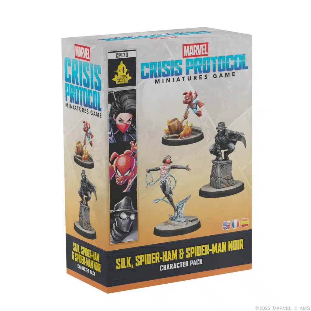 Silk Spider-Ham Spider-Man Noir de nouveaux personnages pour le jeu de figurines Marvel Crisis Protocol , a découvrir absolument
