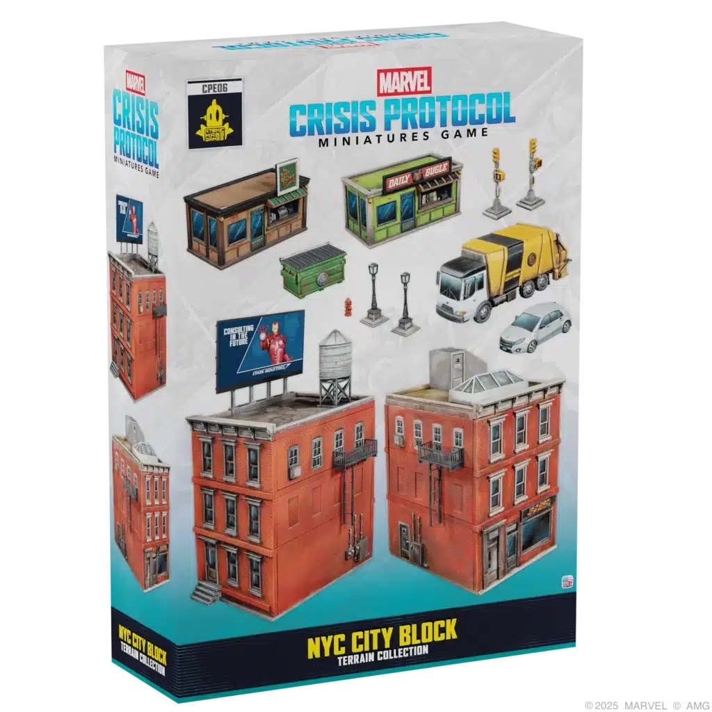 MCP: NYC City Block Terrain Collection de nouveaux personnages pour le jeu de figurines Marvel Crisis Protocol , a découvrir absolument