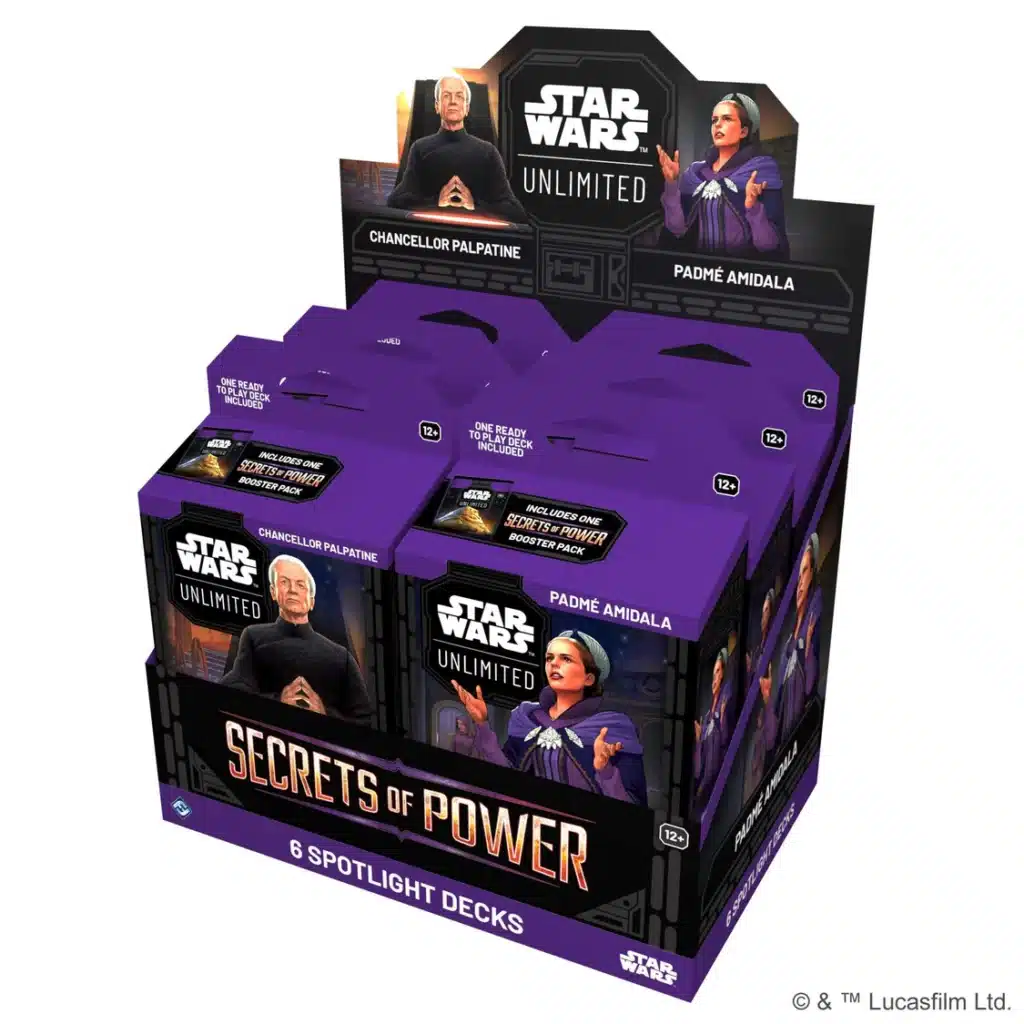 Secrets du pouvoir est la 5 eme edition du formidable jeu de cartes Star Wars Unlimited , découvrez le Saison 6 Secrets du pouvoir : Deck Palpatine