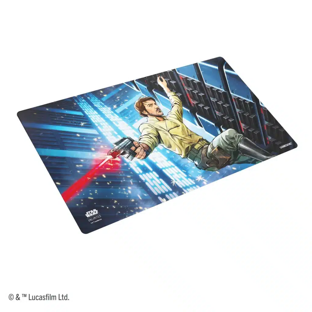 Secrets du pouvoir est la 5 eme edition du formidable jeu de cartes Star Wars Unlimited , découvrez le Saison 6 Cassian Mat