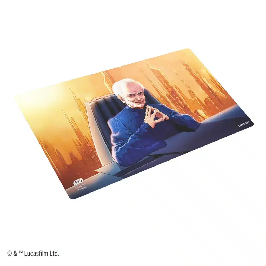 Secrets du pouvoir est la 5 eme edition du formidable jeu de cartes Star Wars Unlimited , découvrez le Saison 6 Palpatine Mat