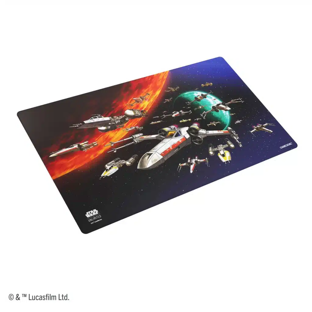 Secrets du pouvoir est la 5 eme edition du formidable jeu de cartes Star Wars Unlimited , découvrez le Restore Freedom Mat