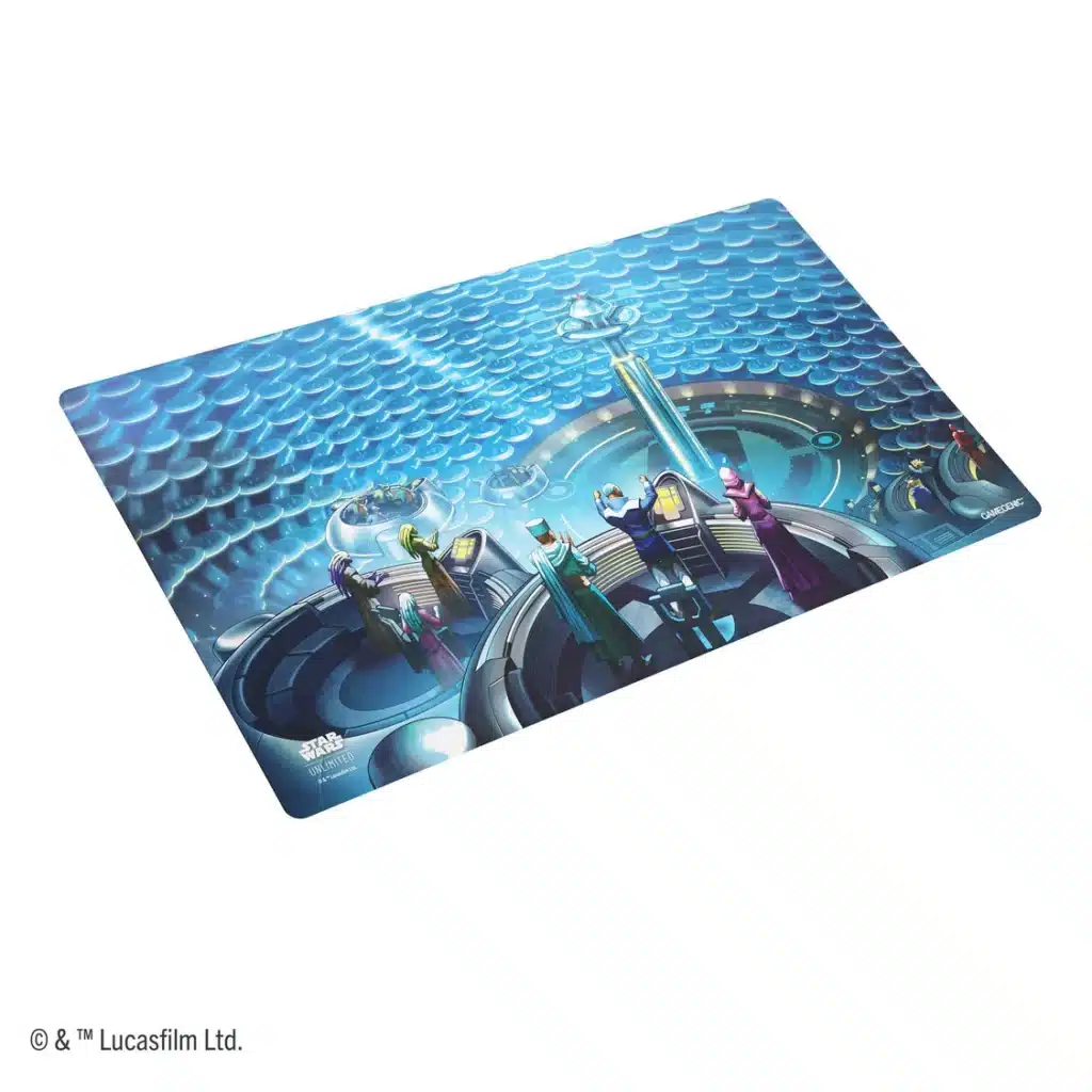 Secrets du pouvoir est la 6 eme edition du formidable jeu de cartes Star Wars Unlimited , découvrez le Saison 6 Galactic Senate Mat