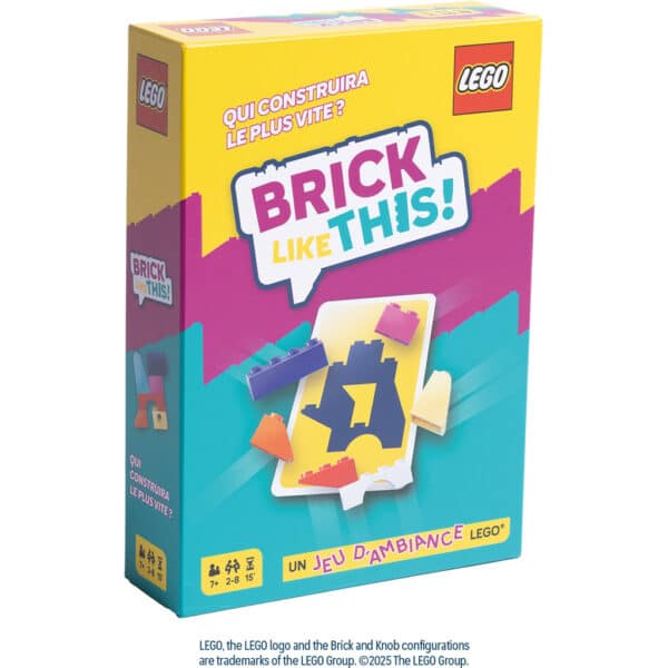 Dans Brick Like This!, les joueurs s'affrontent en équipes pour assembler des modèles LEGO le plus rapidement possible!!!!