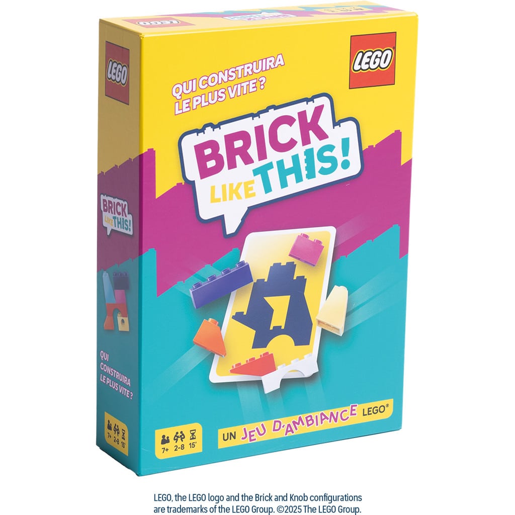 Dans Brick Like This!, les joueurs s'affrontent en équipes pour assembler des modèles LEGO le plus rapidement possible!!!!